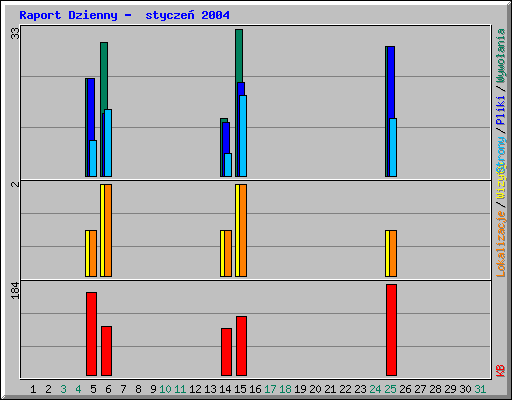 Raport Dzienny -  stycze� 2004