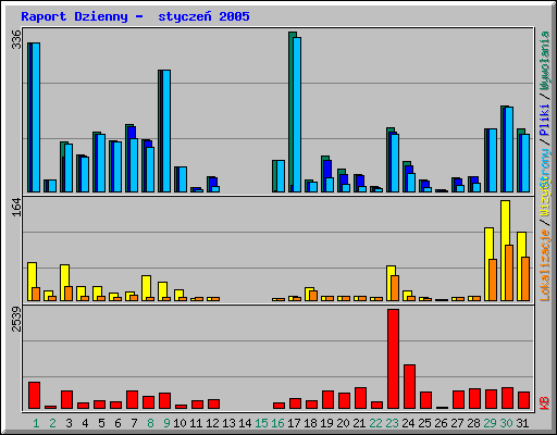 Raport Dzienny -  stycze 2005