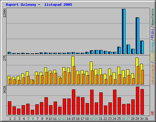 Raport Dzienny -  listopad 2005