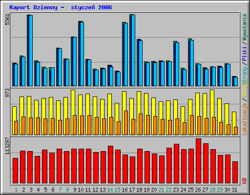 Raport Dzienny -  stycze 2006
