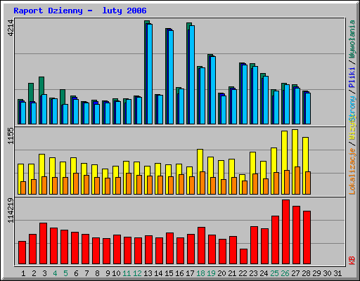 Raport Dzienny -  luty 2006