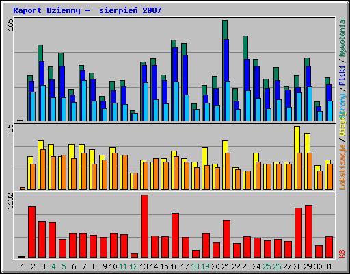 Raport Dzienny -  sierpie 2007