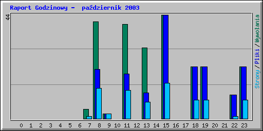 Raport Godzinowy -  pa�dziernik 2003