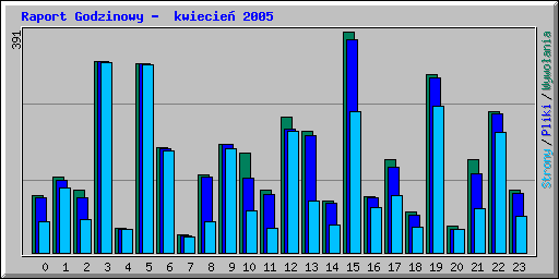 Raport Godzinowy -  kwiecie 2005