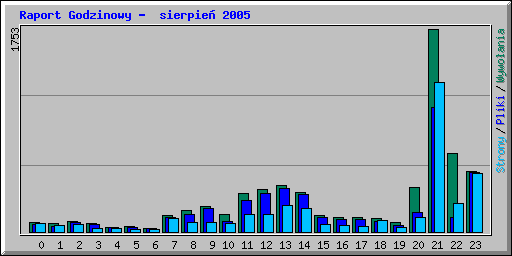 Raport Godzinowy -  sierpie 2005