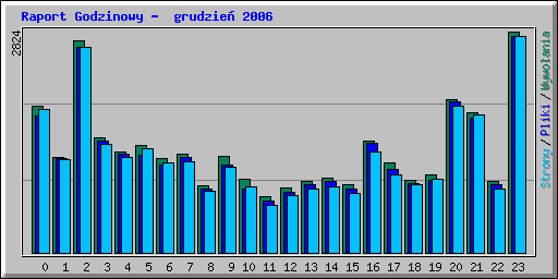 Raport Godzinowy -  grudzie 2006