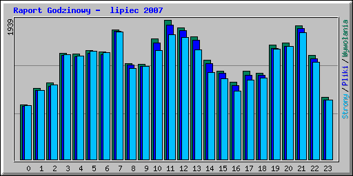 Raport Godzinowy -  lipiec 2007