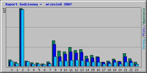 Raport Godzinowy -  wrzesie 2007