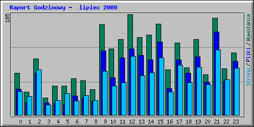 Raport Godzinowy -  lipiec 2009